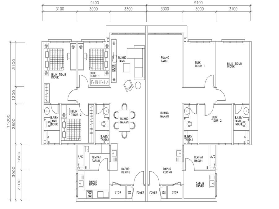 Contoh Plan Rumah Mesra Rakyat - Design Rumah Terkini